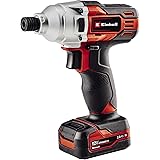 Einhell TE-CI 12 Li (1x2,0Ah) Avvitatore a impulsi a batteria (12 V , 2,0 Ah, Li-Ion, giri al min. 0-2400, torsione 90 Nm, at