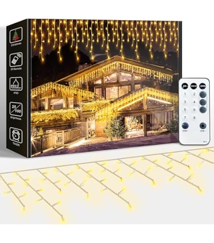 ARKOCHIC 30M buitenverlichting, 300 LED kerstboomlampjes, warm wit en