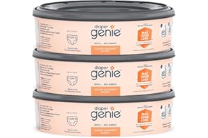 Diaper Genie Playtex Max Fresh Refill Bags, Ideal for Diaper Pails, 3pk 810ct