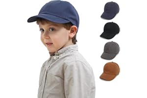 YANWANG Baby Kids Solid Color Baseball Caps Adjustable Cotton Sun-Hat for Toddler Boys Girls