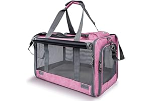 GAPZER Pet Carrier for Large and Medium Cats, Soft-Sided Pet Carrier for Big Medium Cats and Puppy, Dog Carriers Cat Carriers,Pet Privacy Protection Travel Carrier