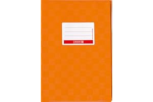 BRUNNEN Baier & Schneider - Copertina per libri e quaderni, formato A4, 21,5 x 30,7 cm, colore: Arancio