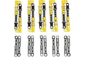 TEESE 20pcs Shock-Absorber Compatible with Lego-Technic-Parts, 6L/9.5L MOC Car-Truck-Wheel Replacement-parts (Random color)
