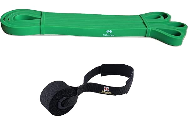 Fitlastics Resistance Loop Bands for Pullup Assist, Pilates, Yoga, Fitness Workouts for Men/Women