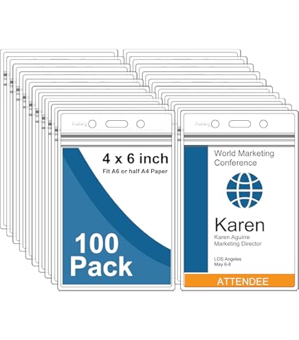 100 Cinghiette Portabadge In Poliestere - Per Carte, Chiavi E Identificativi - Foto 4