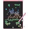 GUYUCOM LCD Writing Board Toy from 2 3 4 5 6 Years Old Boy Girl 12 Inch Writing Board Children Colourful Painting Board Magic Board Children Aged 2 Years Old Children Toy Girls