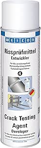 Weicon 11691500 Rissprüfmittel Entwickler 500ml Werkstoffprüfung mittels Farbeindringverfahren, weiß