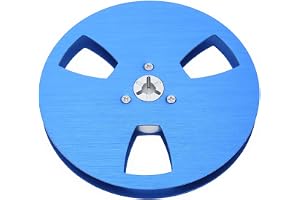 1/4 5 Tums Tom Bandrulle för Spole-till-rulle-bandspelare, 3-håls Aluminiumlegering, Universell, öppen Spole, Ljudband, Tom Spole, öppningsmaskin, del, Ljudband, Upptagningsrulle