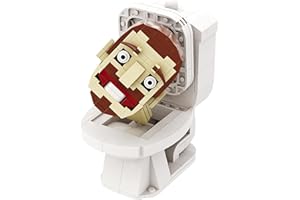 PURUUIGE Skibidi Toilet Set de Bloques de Construcción de Juguete,Toilet Man, Ideas de Juguetes para Niños,Regalo para Niños de 6+ Años, para Niños y Niñas (311 Piezas)