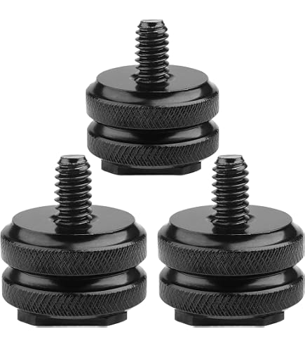 4 Vis 1/4" Pour Appareil Photo - Adaptateur Griffe, Trépied - Acier Inoxydable - Compatible Manfrotto, SmallRig