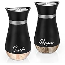Set 2 Saliera E Pepe Con Portaspezie - Design Moderno In Acciaio E Vetro, Pratico E Elegante - Foto 5
