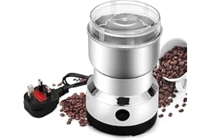YOPOTIKA Electric Coffee Bean Grinder 150W Spice Grinder,220V Stainless Coffee Grinding Blender Smash Machine Spice Grinder Multi-Function for Grain Nuts Seasoning Coffee Beans