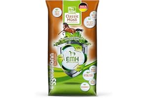 Eggersmann EMH Classic Müsli 20 kg – Pferdemüsli ohne Hafer für Sportpferde zum Schutz des Muskelapparats – Natürliches Eggersmann Pferdefutter