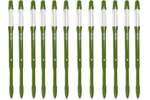 IPPINKA Sustee Aquameter, Bundle of 12, House Plant Soil Moisture Meter, Best for Indoor Potted Plants - Medium Green Refillable