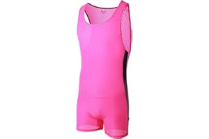 YUFEIDA Men's Sports Leotard Slim Fit Bodysuit One Piece Active Shirt Breathable Wrestling Singlet Bodywear