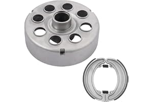 ATRACYPART Rear Brake Drum Hub & Rear Brake Shoes, Compatible with 1988-2000 Honda TRX300 FourTrax 300 2x4 1988-2000, Honda TRX300FW 300 4x4, OE Replace#: 42620-HC4-670. Minimize noise and vibration
