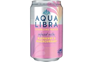 AQUA LIBRA Sparkling Water Infused with Raspberry & Blackcurrant,, 1 x 330 ml