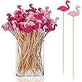 Cocktail Picks 100 Counts Handmade Sticks Wooden ﻿Natural Bamboo Toothpicks Cocktail Sticks Party Supplies