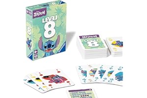 RAVENSBURGER Disney Stitch Level 8® - Kartenspiel ab 8 Jahre