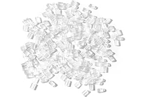 AHQIZFX Pack of 200 Earring Clasps, Earring Studs Closure, Silicone, Earring Backs, Earring Clasps, for Stud Earrings, Hook Earrings, Clear, Hypoallergenic Earring Stopper