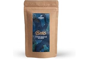 ‎HENNES FINEST Hennes Finest Kampot Pfeffermischung “Bass” - Fermentierter Kampot Pfeffer (rot & grün), Schwarzer Kampot Pfeffer & langer roter Pfeffer, tolle Mischung hochwertiger Pfefferkörner (grob gemahlen),100g