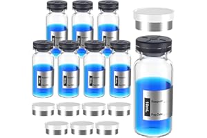 BIOMED SOLUTIONS Flacone sterile vuota con tappo in gomma butilica separato e chiusura a ribaltamento, rimovibile, dopo il riempimento, necessità di sigillare con Crimper