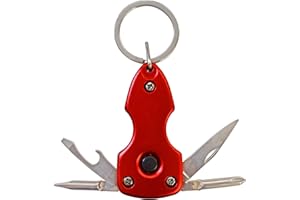 EURO MARKETING MANUFACTURING - 6 x te Portachiavi multiuso 6 funzioni