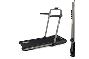 Everfit - Tapis roulant TFK 135 SLIM salvaspazio Pure Bronze - Velocità 8 km/h - Carico massimo 90 kg