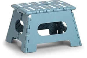 Zeller, sgabello pieghevole in plastica di alta qualità, certificato TÜV, portata fino a 150 kg, 13032, circa 35 x 28 x 22 cm