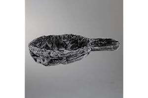 RHRQUALITY Część zamienna do drapaka, hamak De Luxe, stabilny, wygodny i wysokiej jakości, przetestowany do 20 kg, maksymalne doświadczenie relaksu (20 cm, ciemnoszary)