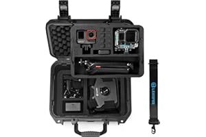 Lekufee Wodoodporna torba na aparat Insta360 Ace Pro 2/Insta360 Ace Pro/Insta360 Ace/Akcję wodoszczelnego aparatu fotograficznego i inne akcesoria (Tylko etui)