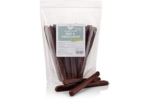NATURAL TREATS BY PET TREATS WHOLESALE Natural Treats Chicken, Beef & Vegetable Gourmet Sticks for Dogs (1kg) Grain Free Healthy Dog Chew Treat