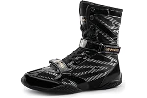 LARA*STAR Boxschuhe-Boxtrainingsschuhe für Damen und Herren, Professionelle Boxschuhe, Muay Thai, Boxer, Boxstiefel Boxing Shoes
