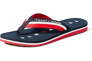 Tommy Hilfiger Women's Tommy Loves Ny Beach Sandal Flip Flops, Beige (Cobblestone 068), 6 UK