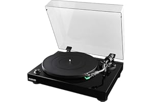 Fluance RT81 Elite High Fidelity Vinyl Turntable Record Player with Audio Technica AT95E Cartridge, Belt Drive, Built-in Preamp, Adjustable Counterweight, High Mass MDF Wood Plinth - Piano Black