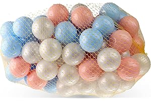 PRADICHI Soft Plastic Mini Play Balls for Kids & Toddlers – Multi Vibrant Colors, Smooth Edges, Non-Toxic, Phthalate – Perfect for Ball Pits