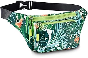 HAWEE Elegante Marsupio Sportivo Cintura Corsa Leggero Unisex Marsupio Corsa Multicolor Esecuzione Pouch con Cintura Regolabile e Jack per Cuffie per Uomo Donna Corsa Jogging Ciclismo Escursionismo