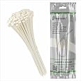Kabelbinder-Set, je 25 Stück: 100mm - 150mm - 200mm, Farbe: transparent