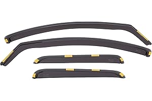 HEKO HO13116 Windabweiser 4 teilig DACIA DUSTER II 5 türig Bj. ab 2018, transparent dunkel-grau getönten Acrylglas