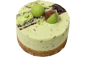 DESSERTS DELIVERED Mini Aero Mint Cheesecakes | Delicious Handmade Cheesecakes | Freshness Guaranteed | Baked Daily by Professional Bakers | For All Occasions | 6 Cakes