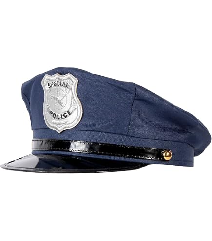 KarnevalsTeufel Polizei Zubehör Set – 3-teilig Mit Schulterklappen & Special Police Abzeichen