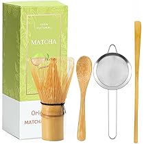 Set Cerimonia Matcha Giapponese - Ciotola, Frusta Bambù E Cucchiaio Dosatore Nero - Foto 2