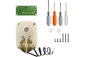 MOZSLY Remontoir de montre de rechange pour moteur et circuit imprimé avec outils silencieux, tournevis, clé hexagonale, blanc, blanc, japonais