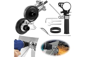 QLOUNI Elektrischer Bohrmaschine Plattenschneider Metallblechschneider Präzises Schneiden Blechschneider zum Schneiden Elektrisch Blech Metal Nibbler von Eisen, Stahl, Kupfer, Aluminium (Universal)