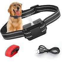 Collare Antiabbaio A Spruzzo Citronella Per Cani - 3 Livelli Sensibilità, Impermeabile IP67, Ricaricabile, Con 2 Cinturini