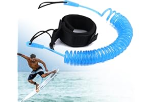 yuejuhe Leash de Surf, Sangle Paddle, Laisse Paddle, Surf Accessoire pour Sup, Board, Planche de Surf, Stand Up Paddle, Kayak