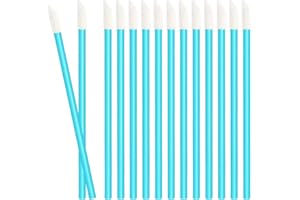 ‎SRUIDYLADY 50 Stück Einweg-Lippenpinsel,Lippenstift Stab Applikator Lipgloss Concealer Pinsel Lippenapplikator Werkzeug (CSB-Blue)