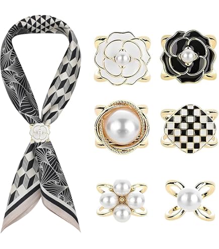 Boucle D'écharpe à Motif Floral Creux - Anneau Pour Foulard - Taille 21x27 Mm - Alloy Et Strass - Neuf étiqueté