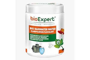 NOVECRAFTO Water Butt Cleaner Powder 450g - Bio Rainwater Water Feature Treatment for Rain collectors, Prevents Algae, Green Water & Unpleasant Odours, Safe for Plants & Pets, Non-Toxic