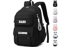 KESUDE Schulrucksack Mädchen Teenager Rucksack Schule, Schultasche Jungen Multi-Tasche Wasserdicht Schulranzen Rucksack Daypacks Groß Backpack für Mädchen Damen School Bag